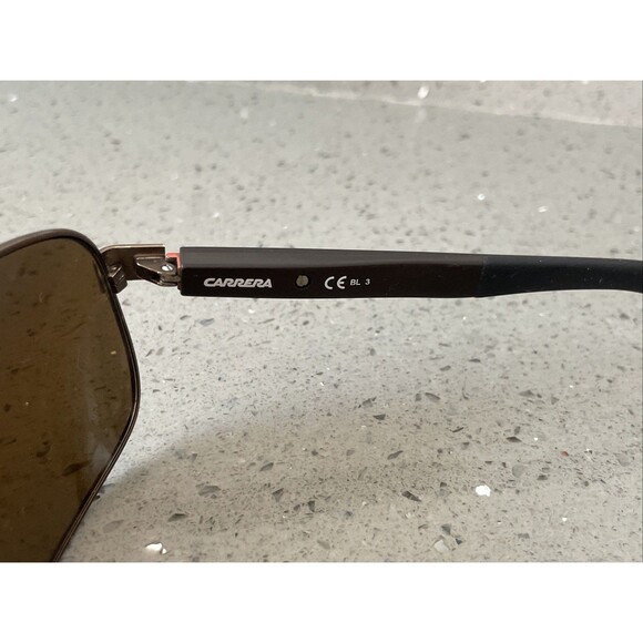 Carrera 8003 0RPU8 Brown Wrap Sunglasses Brown Lens 62-16 130 FRAMES ONLY - Picture 5 of 13